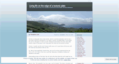 Desktop Screenshot of livinglifeontheedge-ofatectonicplate.com